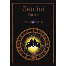 GREETING CARD GEMINI-FEMALE